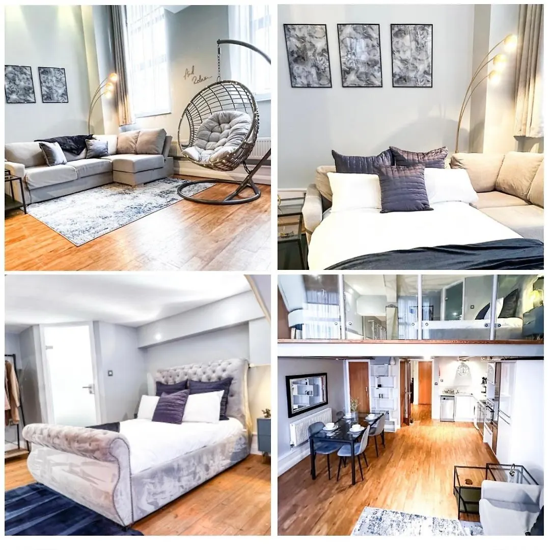 נוטינגהאם Modern Apartment - Sleeps 4 City Centre - Parking Available!